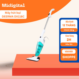 Máy hút bụi cầm tay Deerma DX118C (Xanh) / DX115C ( Đen) 3 in1 đa năng - Hàng Chính Hãng BH 12 THÁNG