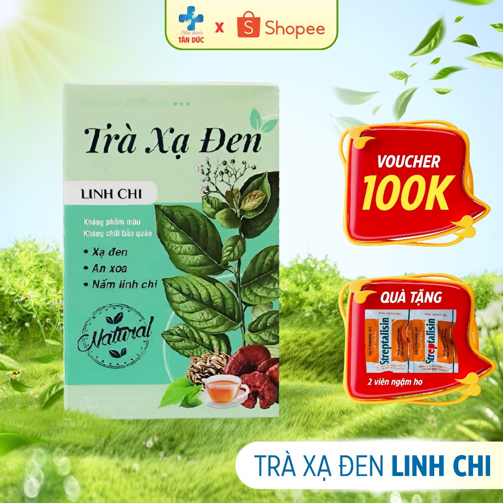 Trà Xạ Đen An Xoa Linh Chi Mộc Tâm – Thảo Mộc Sạch, An Toàn, Dễ Sử Dụng (30 túi lọc)