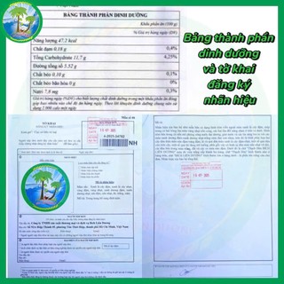 TÚI 500G THẠCH DỪA 14 MIẾNG /TẤM NẤU CHÈ DỪA DẦM
