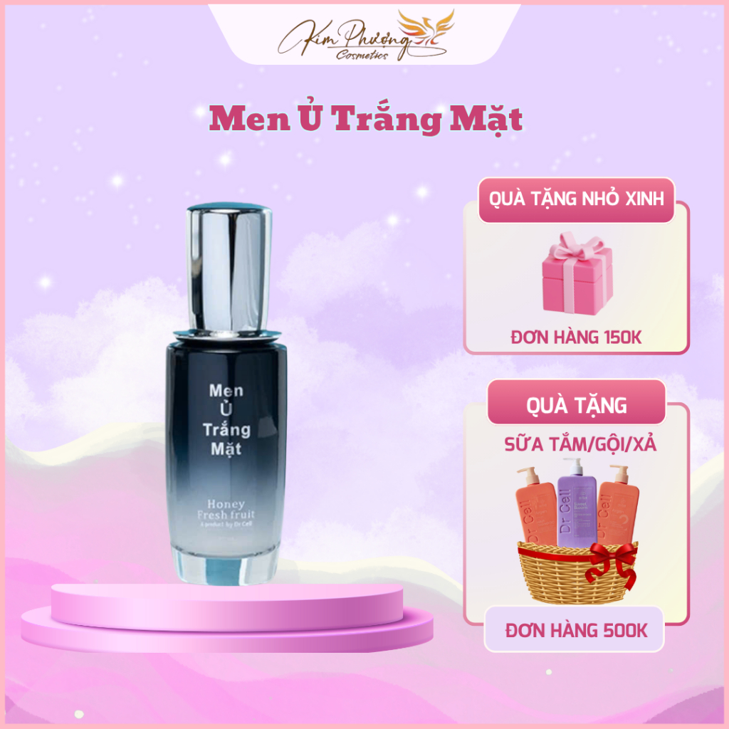 Men Ủ Trắng Mặt DR CELL 50ml nhả nắng trắng da hỗ trợ mờ thâm nám