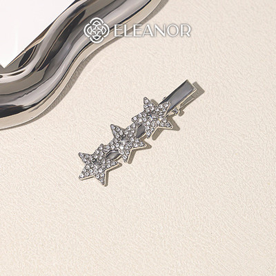 Kẹp tóc nữ Eleanor Accessories hình ngôi sao đính đá phụ kiện tóc kẹp tóc mái 10681