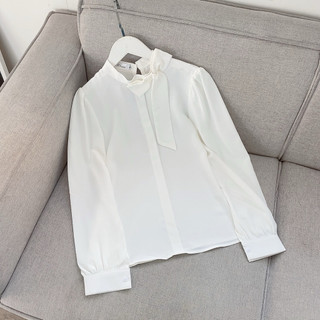 Áo lụa cổ nơ ( giá sale)