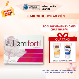 Femifortil - Viên Uống Bổ Sung Vitamin Khoáng Chất, Hỗ Trợ Thả Bầu Và Thai Kì - DrCung Healthcare (60 Viên)