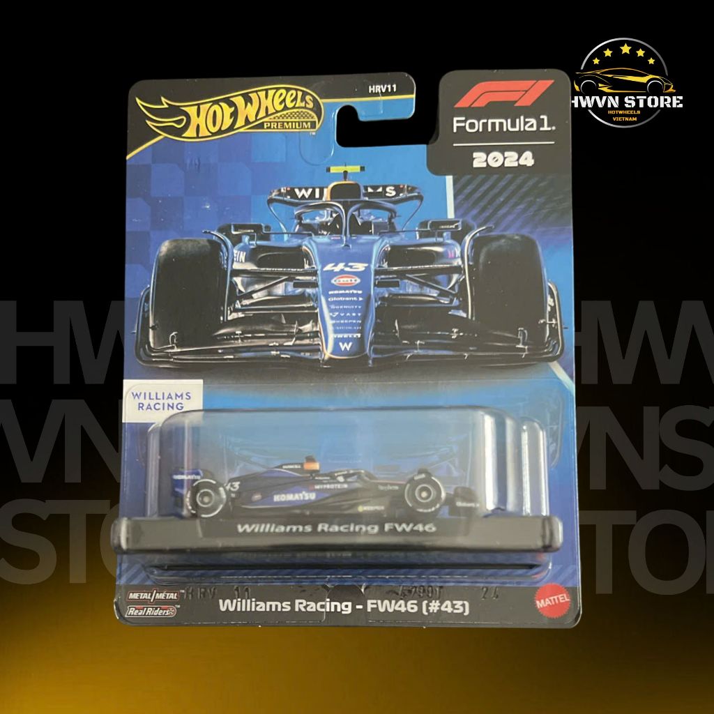 Miniverse - Xe mô hình Hotwheels Premium F1 Williams Racing-Xe mô hình Hotwheels Premium F1 Williams