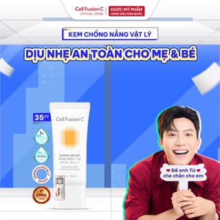 Kem Chống Nắng Thuần Vật Lý An Toàn Cho Mẹ Bầu & Em Bé Cell Fusion C Derma Relief Sunscreen 100 SPF 50+