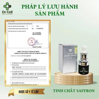 Tinh Chất Sâm Đất Saffron Dr Cell 20ml giảm mụn ngăn ngừa mụn trắng da