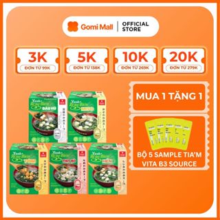 Combo 5 Canh Rong Biển Ăn Liền Asuzac Đủ Vị: Đậu Hũ, Thịt Bò, Tôm, Miso, Hến, Tiện Lợi, Bổ Dưỡng Gomi Mall