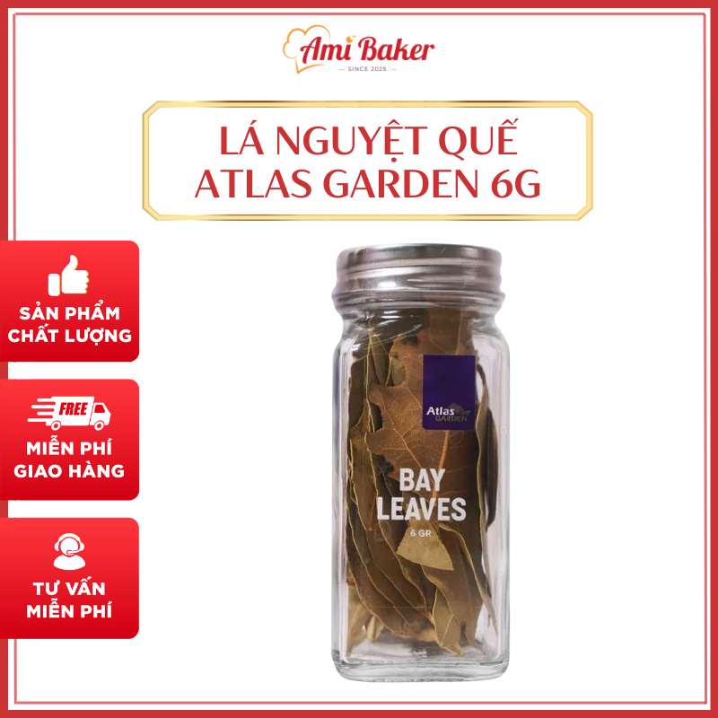 Lá Nguyệt Quế Bay Leaves Atlas Garden 6g