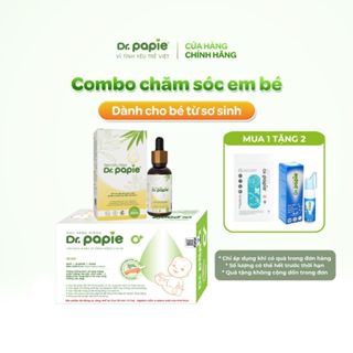 [NEW] Combo Tinh Dầu Tràm Dr.Papie (30ml) & Gạc Răng Miệng Dr.Papie (0+/1+)