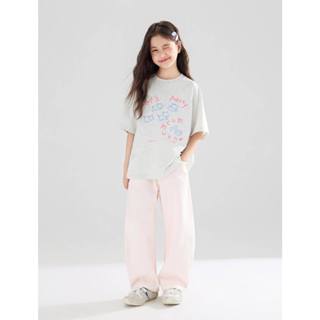  Quần Uni kaki dáng suông bé gái 