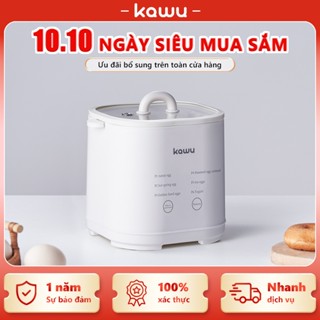 【Japan Design kawu máy luộc trứng đa năng 300W mini Máy hấp trứng thông minh có thể làm sữa chuaZD10