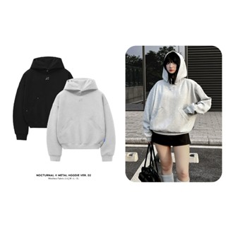 Áo Hoodie Trùm Đầu Form Boxy NOCTURNAL Metal Hoodie Unisex Nam Nữ Local Brand