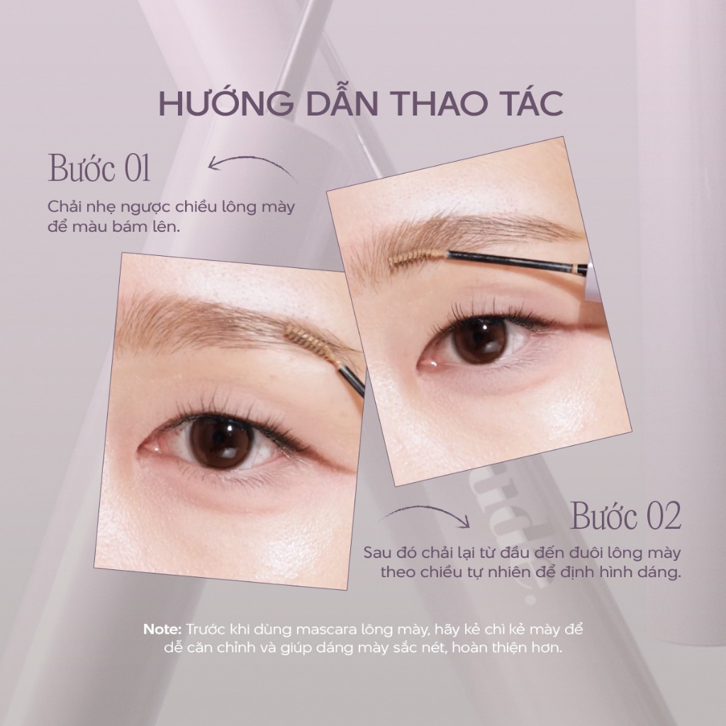 [SĂN DEAL KHAI XUÂN] Combo 2 Mascara Lông Mày Siêu Mảnh mude Inspire Skinny Browcara (3.2g) | BigBuy360 - bigbuy360.vn