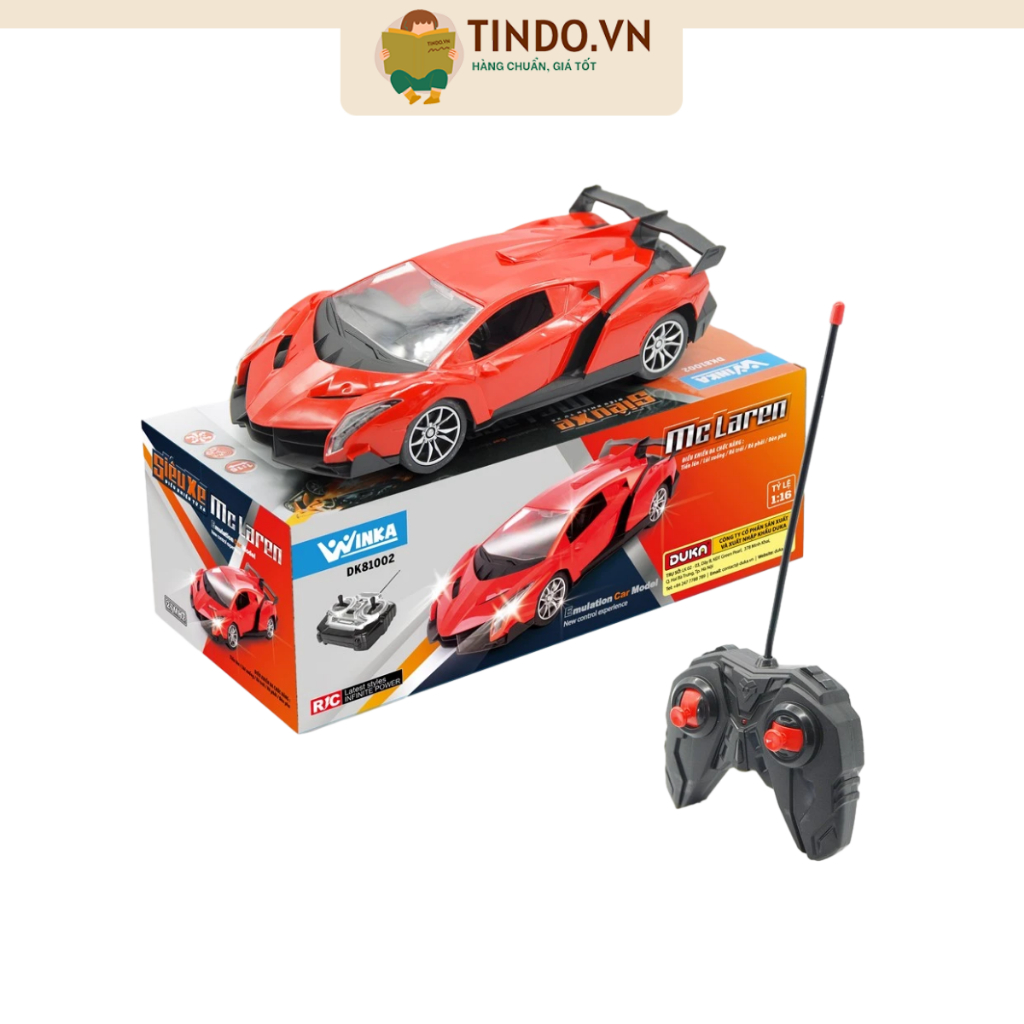 Đồ Chơi Siêu Xe Điều Khiển Từ Xa DUKA McLaren Phát Triển Kỹ Năng Quan Sát DK81002