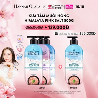 [Hannah Olala x LG Daily Beauty] | Sữa tắm muối hồng Himalaya Pink Salt 500g