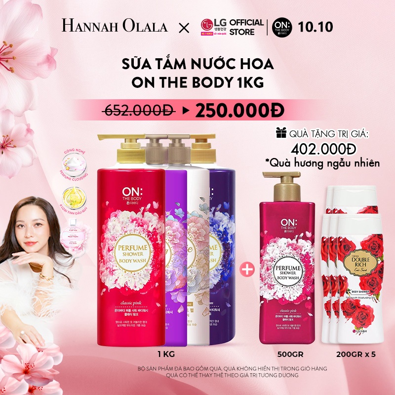 [Hannah Olala x LG Daily Beauty] | Sữa tắm nước hoa On: The Body Perfume 1KG