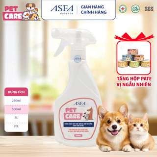 Xịt Khử Mùi, Diệt Khuẩn Cho Chó Mèo ASFA Pet Care 500ml, Khử Mùi Chậu Cát, Khử Mùi Khay Vệ Sinh Chó Mèo