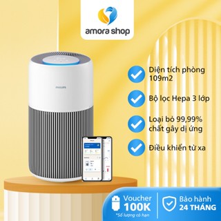 Máy lọc không khí Philips AC2220/10 - Êm ái - 5 chế độ - Điều khiển thông minh - Bảo hành 24 tháng
