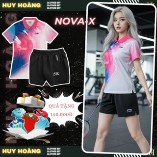  ÁO QUẦN THỂ THAO YONEX NOVA-X NAM NỮ - THOÁNG MÁT CO GIÃN - GYM CHẠY BỘ CẦU LÔNG 
