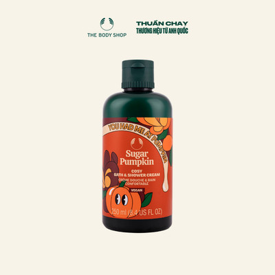 [Độc Quyền Online] Sữa Tắm Hương Bí Đỏ Sugar Pumpkin Bath & Shower Cream 250ml The Body Shop