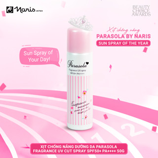 Xịt Chống Nắng Dưỡng Sáng Da Naris Parasola Fragrance UV Spray SPF50+ PA++++ 90g