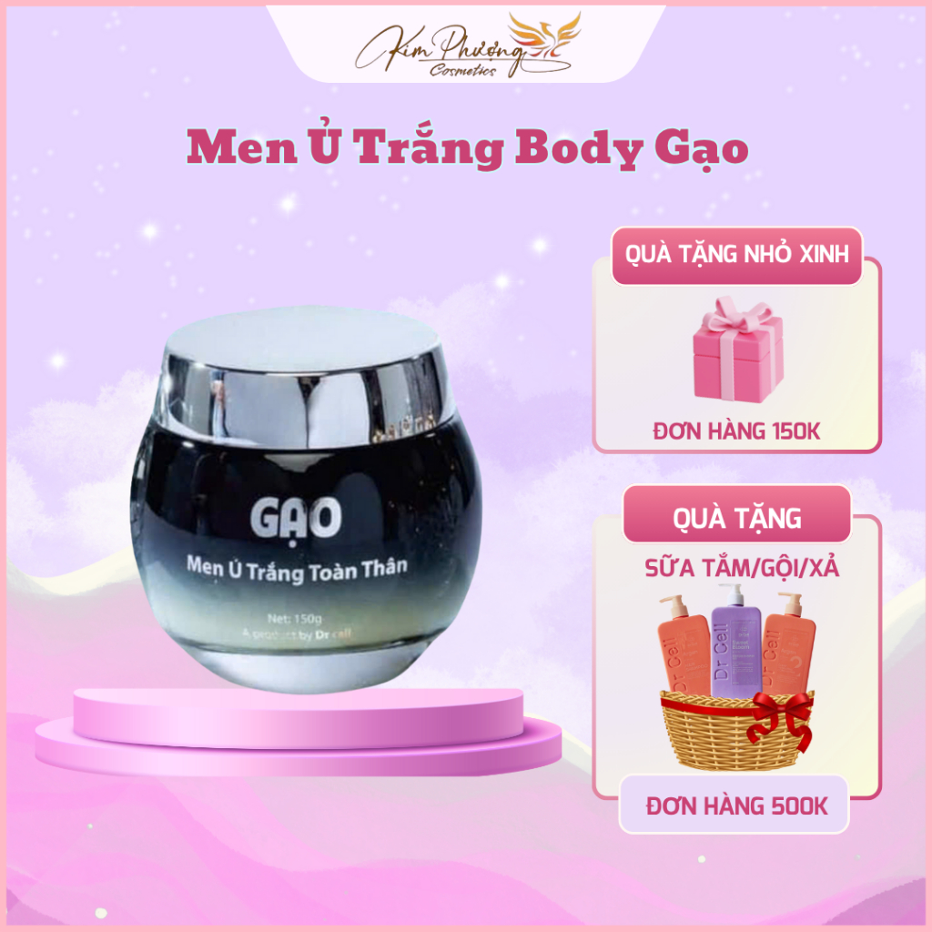 Men Ủ Body Gạo DR CELL 150g