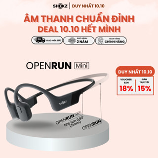 Tai Nghe Bluetooth Thể Thao Dẫn Truyền Âm Thanh Qua Xương SHOKZ OPEN RUN MINI S803 - Bảo Hành 2 năm - Pin liên tục 8 giờ