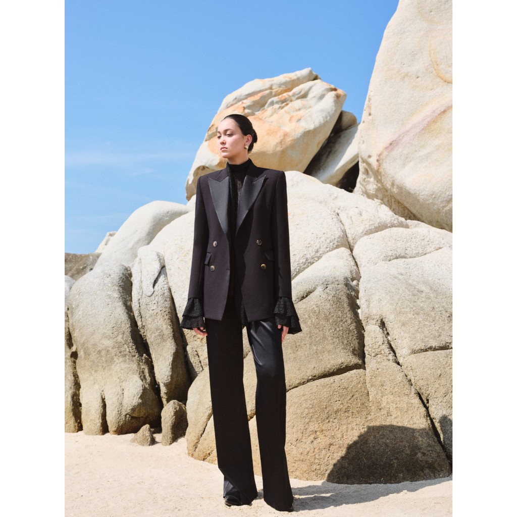 Quần 2 Ly Lụa Nữ WHITE ANT Dáng Suông WIDE LEG PANTS 160400015