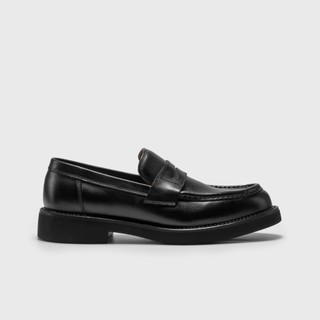 Giày tây FANGY - The Varsity Loafer Black Leather