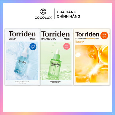 Mặt Nạ Torriden Cellmazing, Balanceful Cica & In Hyaluronic Acid