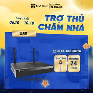 [MỚI] Đầu ghi camera EZVIZ X5S Không Dây - Hỗ trợ ONVIF, Kết nối lên đến 8 camera Wifi kết nối cùng một lúc