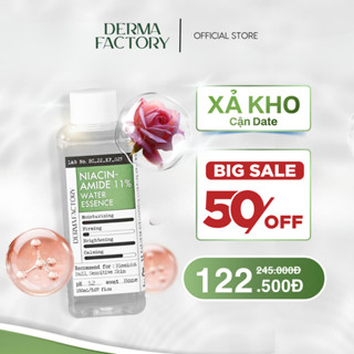 Nước cân bằng tinh chất dưỡng trắng Derma Factory Niacinamide  11% Water Essence