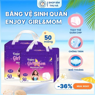 Combo 02 gói BVS dạng quần Enjoy (100 quần) che tên sp