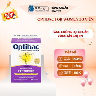 Optibac Tím 30 Viên DrCung Healthcare - Men Vi Sinh Bổ Sung Lợi Khuẩn, Chăm Sóc Vùng Kín