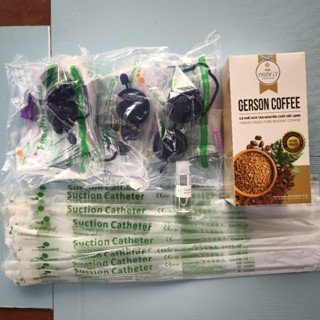  Cafe thải độc loại hòa tan + dụng cụ thải độc.  Liệu trình 1,5 Tháng.  