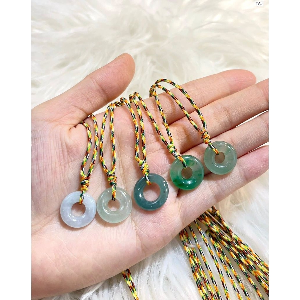 vòng cổ đồng điếu hippi tết dây ngũ sắc