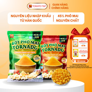 Bột Phô Mai lắc Tornado, bột phô mai Hàn Quốc dùng lắc khoai tây, sốt phô mai - Gói 100g- TOMATO T&P