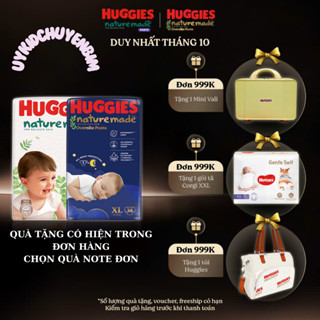 Bỉm/Tả dán/quần cao cấp HUGGIES PLATINUM NATURE MADE bông hữu cơ đủ size