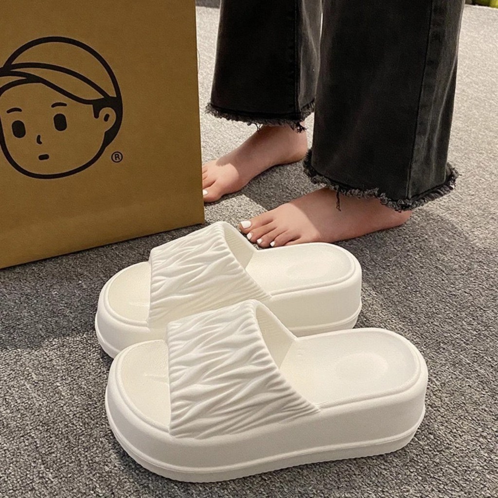  Dép nữ Duwa quai ngang đế bánh mì 6cm chống trơn chất Eva nhẹ 36-39 289-1 