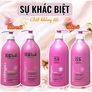  Bộ dầu gội HE Tepi 1000ml Bộ dầu gội phục hồi tóc hư tổn Hương thơm nước hoa Dầu gội collagen dưỡng tóc mềm mượt 