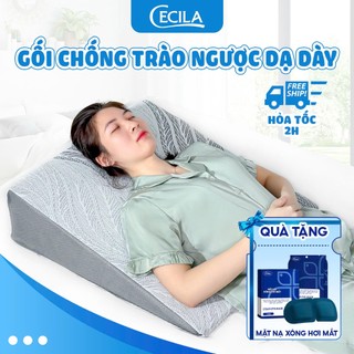  Gối chống trào ngược dạ dày người lớn CECILA hỗ trợ nâng thân trên giảm trào ngược dạ dày khi nằm ngủ 