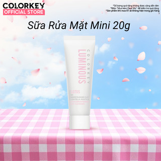   MINISIZE - 20G  Sữa Rửa Mặt Bùn Khoáng COLORKEY LUMINOUS Phù Hợp Da Nhạy Cảm Giúp Làm Sạch Sâu Giữ Ẩm 20g 