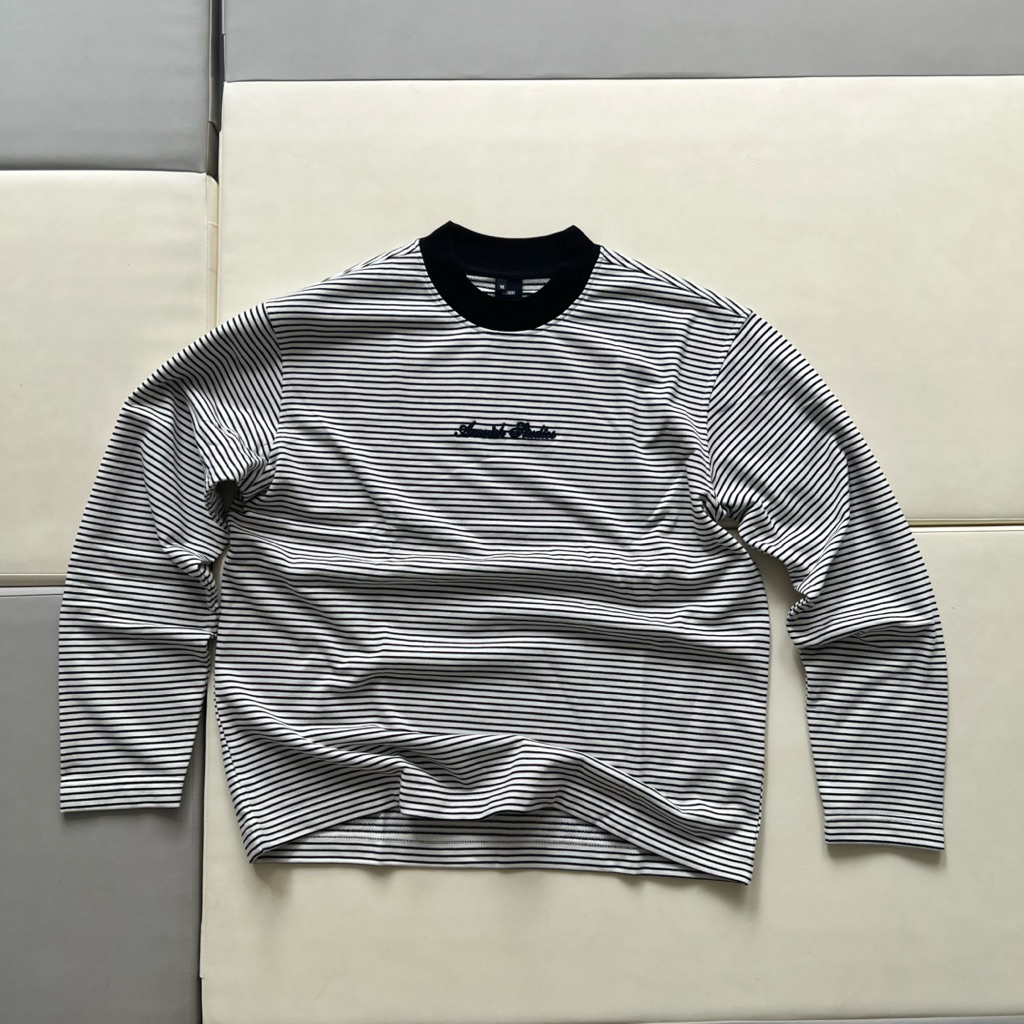 (Chính Hãng AMRISH) Áo BASIC STRIPED LONGSLEEVES TSHIRT | BigBuy360 - bigbuy360.vn