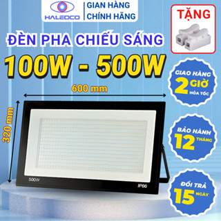 Đèn Pha SMD Chống Nước Haledco Công Suất 100W - 500W Đèn Soi Biển Quảng Cáo Chiếu Sáng Ngoài Trời, Kho Bãi Công Trình