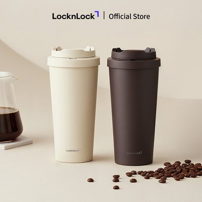 Bình giữ nhiệt LocknLock Energetic ceramic tumbler LHC3414 bằng thép không gỉ 304 phủ sứ dung tích 550ml - 2 Màu