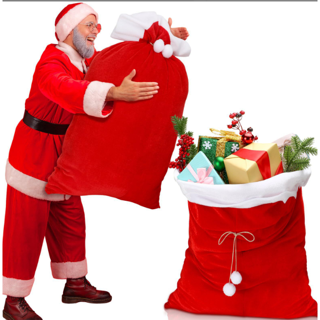 Túi Đựng Quà Ông Già Noel Truyền Thống N45