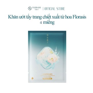  Florasis 4 khăn tẩy trang 