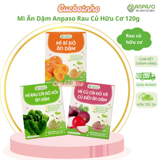  Mì Ăn Dặm Anpaso Rau Củ Hữu Cơ   Organic Mỳ ăn dặm cho bé Bổ Sung Chất Xơ 