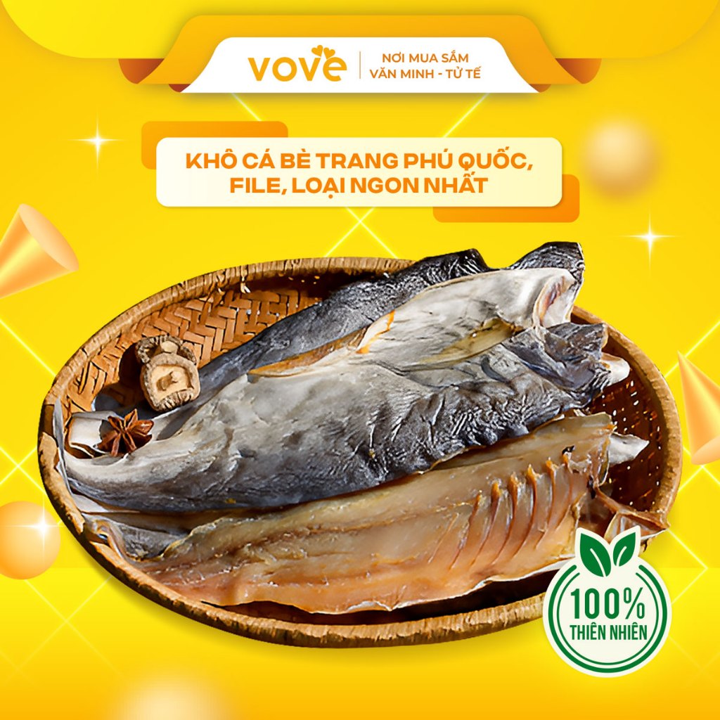 Khô Cá Bè Trang Phú Quốc, file, loại ngon nhất túi 1kg
