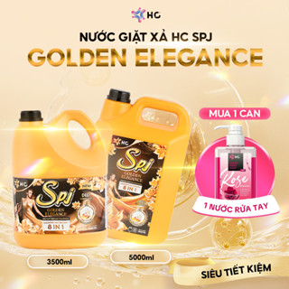 📌 NƯỚC GIẶT XẢ HC SPJ 8 TRONG 1 GOLDEN ELEGANCE – HƯƠNG NƯỚC HOA CAO CẤP, CAN 5 LÍT SIÊU TIẾT KIỆM